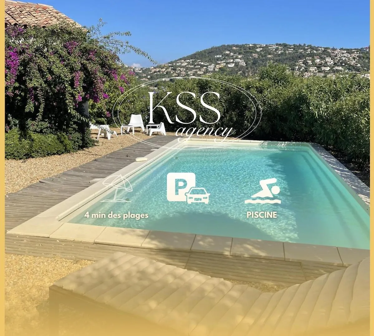 88M2 - Piscine - Parking - Maison Provencale 3 Chambres Roquebrune-sur Argens